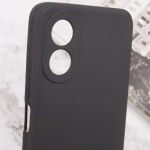Силиконовый чехол Candy Full Camera для Oppo A78 4G – Черный