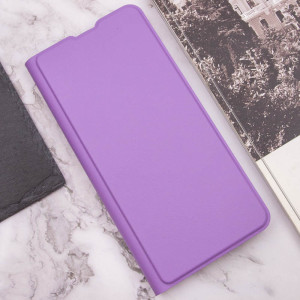 Кожаный чехол-книжка GETMAN Elegant (PU) для Oppo A78 4G – Сиреневый