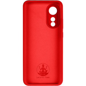 Чехол Silicone Cover Lakshmi Full Camera (AAA) для Oppo A78 4G – Красный