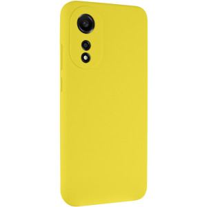 Чехол Silicone Cover Lakshmi Full Camera (AAA) для Oppo A78 4G (Желтый)