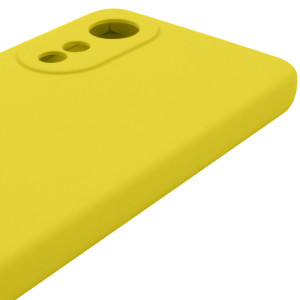 Чехол Silicone Cover Lakshmi Full Camera (AAA) для Oppo A78 4G – Желтый