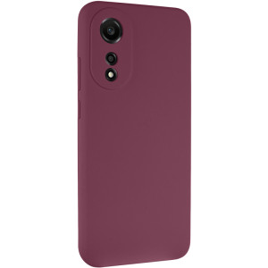 Чехол Silicone Cover Lakshmi Full Camera (AAA) для Oppo A78 4G (Бордовый)