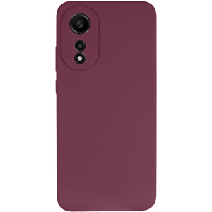 Чехол Silicone Cover Lakshmi Full Camera (AAA) для Oppo A78 4G – Бордовый