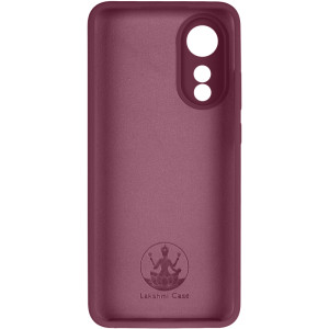 Чехол Silicone Cover Lakshmi Full Camera (AAA) для Oppo A78 4G – Бордовый