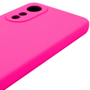 Чехол Silicone Cover Lakshmi Full Camera (AAA) для Oppo A78 4G – Розовый