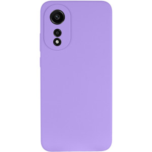 Чехол Silicone Cover Lakshmi Full Camera (AAA) для Oppo A78 4G – Сиреневый