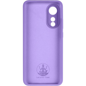 Чехол Silicone Cover Lakshmi Full Camera (AAA) для Oppo A78 4G – Сиреневый