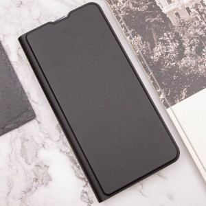 Кожаный чехол-книжка GETMAN Elegant (PU) для Oppo A78 4G – Черный