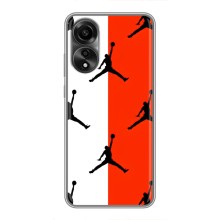 Чехлы для OPPO A78 (4G) - с картинкой JORDAN (AlphaPrint) (Лого Джордан)
