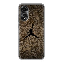 Чехлы для OPPO A78 (4G) - с картинкой JORDAN (AlphaPrint) (Logo Jordan)