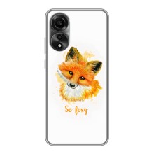 Чехлы с картинкой Лисички для OPPO A78 (4G) (VPrint) (Девочка Лиса)