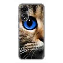 Чехлы с Котиками для OPPO A78 (4G) (VPrint) (Глаз кота)