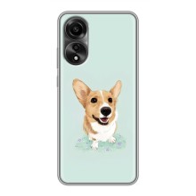 Чехлы с собаками для OPPO A78 (4G) (VPrint) (Корги)