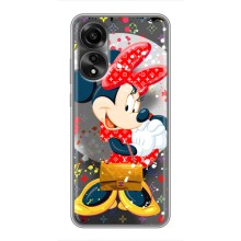 Чохол Disney Mouse OPPO A78 (4G) (PREMIUMPrint) (Minni з бантіком)