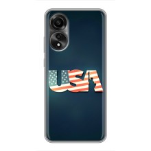 Чохол Прапор USA для OPPO A78 (4G) (USA)