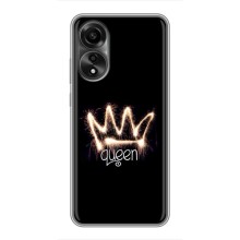 Чехол (Корона на чёрном фоне) для Оппо А78 (4G) (Корона)