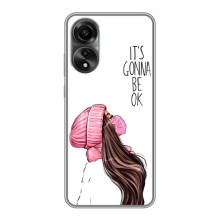 Чехол с печатью для OPPO A78 (4G) - (Мода) (AlphaPrint) (Коронавирус)