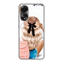 Чехол с печатью для OPPO A78 (4G) - (Мода) (AlphaPrint) (Путешествие)