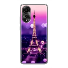 Чехол Эйфелева Башня для OPPO A78 (4G) - (AlphaPrint) (Париж Башня)