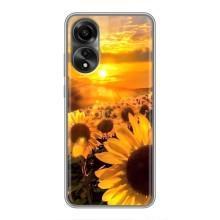 Чохол з Квітами для OPPO A78 (4G) (поле соняшників)