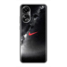 Чехол для OPPO A78 (4G) - с принтом Найк (AlphaPrint) (Найк красный)