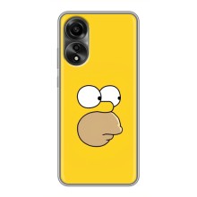 Чехол с Симпсонами для OPPO A78 (4G) (VPrint) (Гомер)