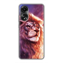 Чехол со Львом для OPPO A78 (4G) (VPrint) (Красочный Лев)