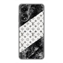 Чохол Стиль Louis Vuitton на OPPO A78 (4G) (LV на білому)