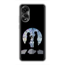 Чехлы Венсдей на OPPO A78 (4G) Уэнсдей (AlphaPrint) (комната Уэнздей)