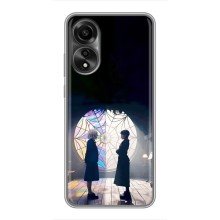 Чехлы Венсдей на OPPO A78 (4G) Уэнсдей (AlphaPrint) (Уэнздей и Инид)