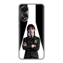 Чехлы Венсдей на OPPO A78 (4G) Уэнсдей (AlphaPrint) (W-Wednesday)