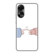 Чехлы на день мамы для Оппо А78 (4G) – Руки мамы
