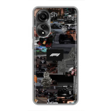 Чехол Формула1 на OPPO A78 (4G) – Коллаж Ф1
