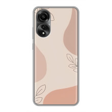 Чохол квітковий дизайн для OPPO A78 (4G) – Кориневий фон
