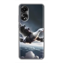 Чехол с мемом Тралалело тралала на OPPO A78 (4G) (Бомбардини гусини)