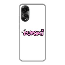 Чехол с персонажем Куроми на OPPO A78 (4G) – Лого Куроми