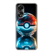 Чехол с Пикачу на OPPO A78 (4G) (Мяч Пикачу)