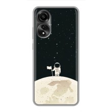 Космические Чехлы для Оппо А78 (VPrint) (На луне)