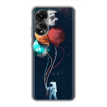 Космические Чехлы для Оппо А78 (VPrint) (Планеты шарики)