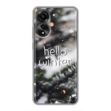 Новогодние, Праздничные Чехлы для OPPO A78 (4G) - 2024 год (Hello winter)