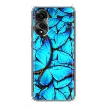 Силіконовий бампер з картинкою звірів для OPPO A78 (4G) (Крила метеликів)