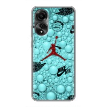 Силіконовый Чохол Nike Air Jordan на Оппо А78 (4G) (Джордан Найк)