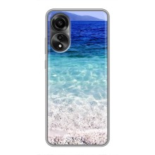 Силиконовый чехол с КАРТИНКАМИ лето для OPPO A78 (4G) (AlphaPrint) (Море)