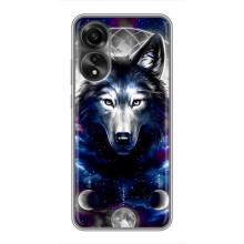 Защитные чехлы для Оппо А78 (AlphaPrint) (ХИТ продаж) ВОЛК (Волк)