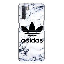Чехлы Адидас для Oppo A91 (AlphaPrint) (Адидас на мраморе)