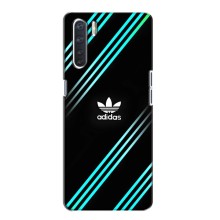 Чехлы Адидас для Oppo A91 (AlphaPrint) (Адидас с полосами)