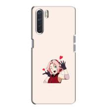 Чехлы Персонажи Аниме Наруто для Oppo A91 (AlphaPrint)
