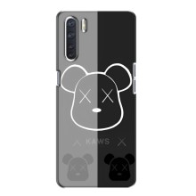 Чохли для Oppo A91 - Bearbrick Louis Vuitton (PREMIUMPrint) – БеарБрік очі