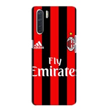 Чехлы для Oppo A91 (VPrint) - Футбольные клубы (Milan)