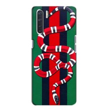 Чехлы ГУЧЧИ для Оппо А91 (AlphaPrint) (Gucci змия)